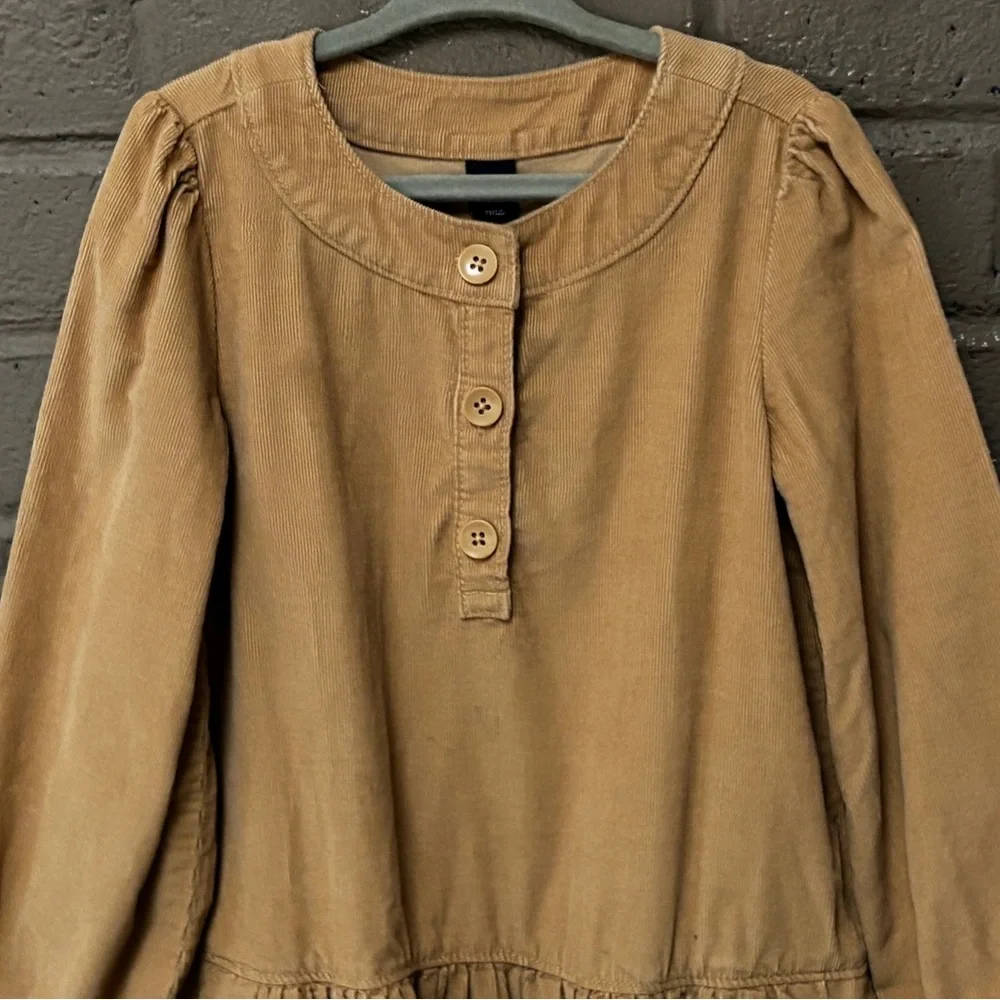 GAP Baby Gap  NWOT tan corduroy dress 5